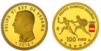 100 euro (Equipo Olímpico Español)