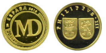 20 euro (Casa de la Moneda de Madrid Tipo Maravedí)