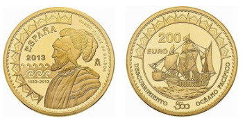 200 euro (500 aniversario del descubrimiento del Océano Pacífico)