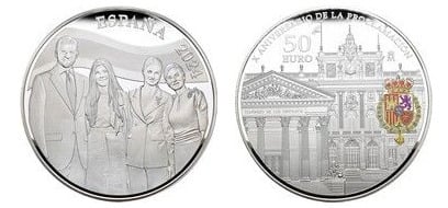 50 euro (10th anniversary of the proclamation of Felipe VI)