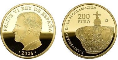 200 euro (10th anniversary of the proclamation of Felipe VI)