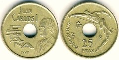 25 pesetas (Barcelona 92-Salto de Altura)