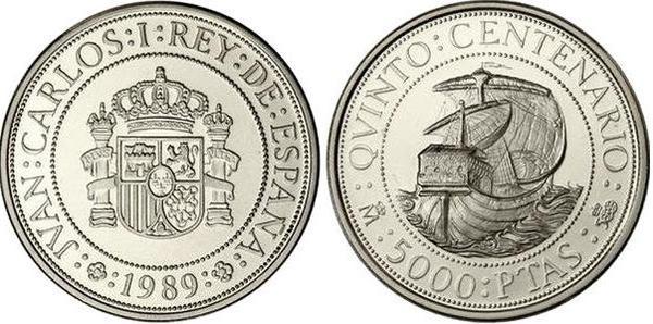 5.000 pesetas (V Centenary of the Discovery of America)