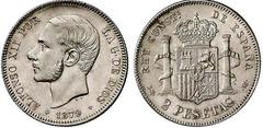 2 pesetas (Alfonso XII)