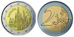 2 euro (Patrimonio de la Humanidad de la UNESCO - Catedral de Burgos)