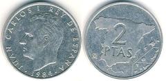 2 pesetas