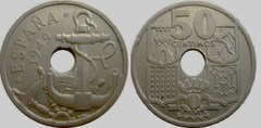 50 céntimos (flechas invertidas)