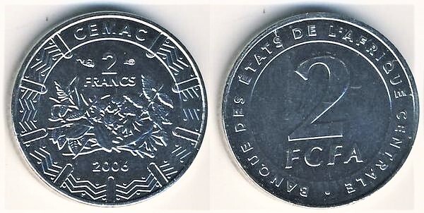 2 francs FCFA