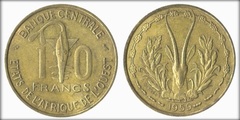 10 francs CFA