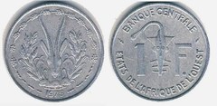 1 franc CFA