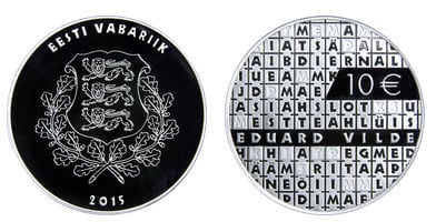 10 euro (La obra del escritor estonio Eduard Vilde)