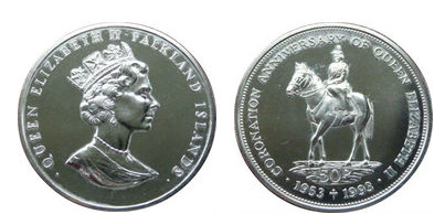 50 pence (40th anniversary of Coronation)