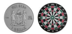 1 dollar (Dart board)