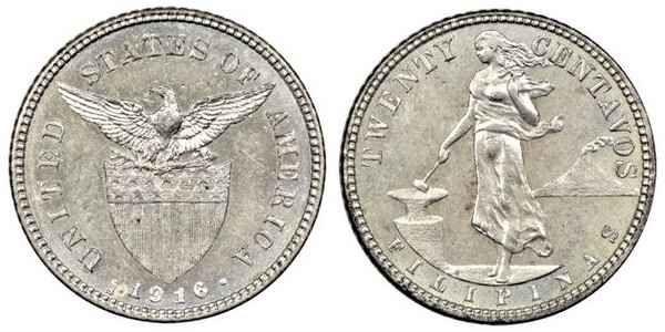 20 centavos (USA Administration)