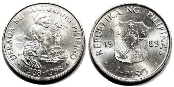 1 piso (Decade of Philippine Cultures)