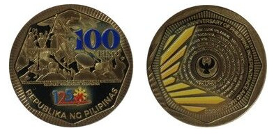 100 piso (125th anniversary of Philippine independence)