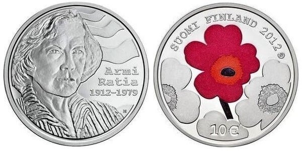 10 euro (100th Anniversary of the Birth of Armi Ratia)