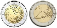 2 euro (150 Aniversario del Nacimiento de Jean Sibelius)