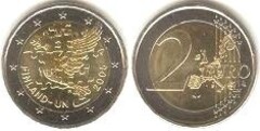 2 euro (60 Aniversario de la O.N.U. y 50 del Ingreso de Finlandia)