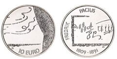 10 euro (200th anniversary of the birth of Frederik Pacius)