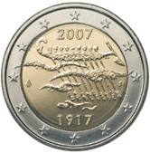 2 euro (90th Anniversary of Independence)