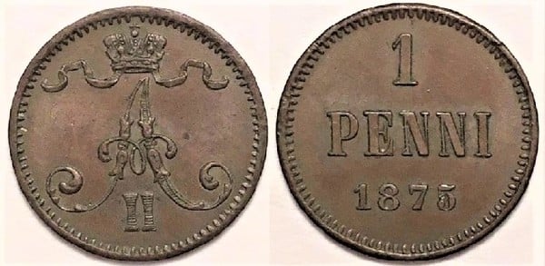 1 penni (Russian Government)