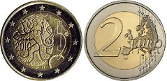 2 euro (150th Anniversary of the Finnish Coinage)