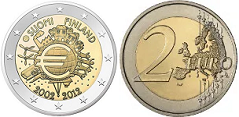 2 euro (10th Anniversary of the Circulation of the Euro)