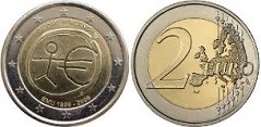 2 euro (10th Anniversary of the Economic and Monetary Union / EMU / EMU)