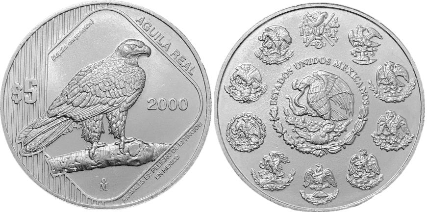 5 pesos (Golden eagle)