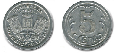 5 centimes (Department of Landes)