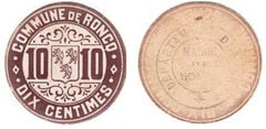 10 centimes (Département du Nord - Commune of Roncq)