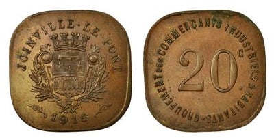 20 centimes (Department of Vallée de Marne-Commune of Joinville-le-Pont)
