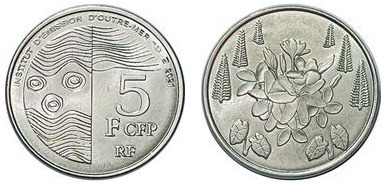 5 francs CFP (French Pacific Territories)