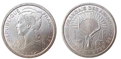 1 franc (French Territory of the Afars and the Issas)