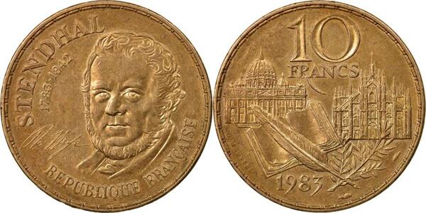 10 francs (200th Anniversary of the Birth of Stendhal)