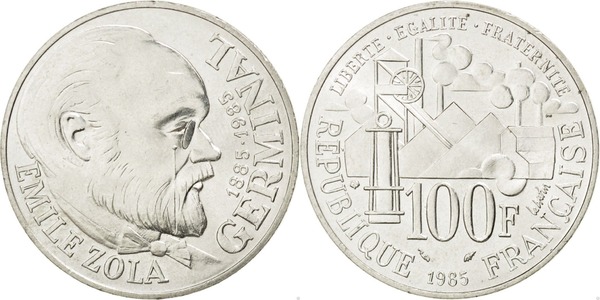 100 francs (100th Anniversary of Emile Zola)