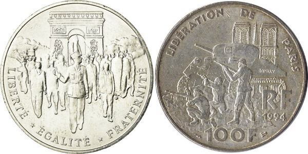 100 francs (Liberation of Paris)