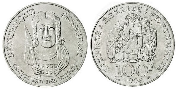 100 francs (King Clovis I)