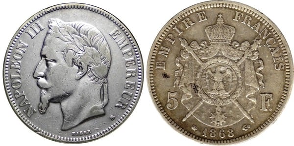 5 francs (Napoleon III)