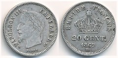 20 centimes (Napoleón III)