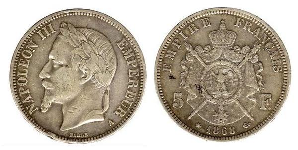 5 francs (Napoleon III)