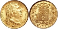 20 francs (Luis XVIII)