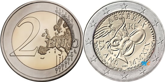 2 euro (60th Anniversary of the First Publication of Asterix)