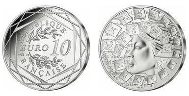 10 euro (80 Years of Women's Suffrage in France)