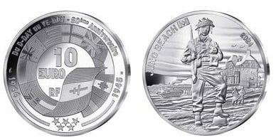 10 euro (80th Anniversary of the Normandy Landing-Juno)