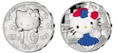 10 euro (Hello Kitty, France)