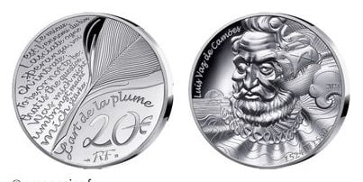 20 euro (500 years since the birth of Luís Vaz de Camões).