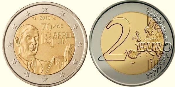 2 euro (70th Anniversary of the June 18th Appeal)