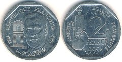 2 francs (100 Aniversario de la Muerte de Louis Pasteur)